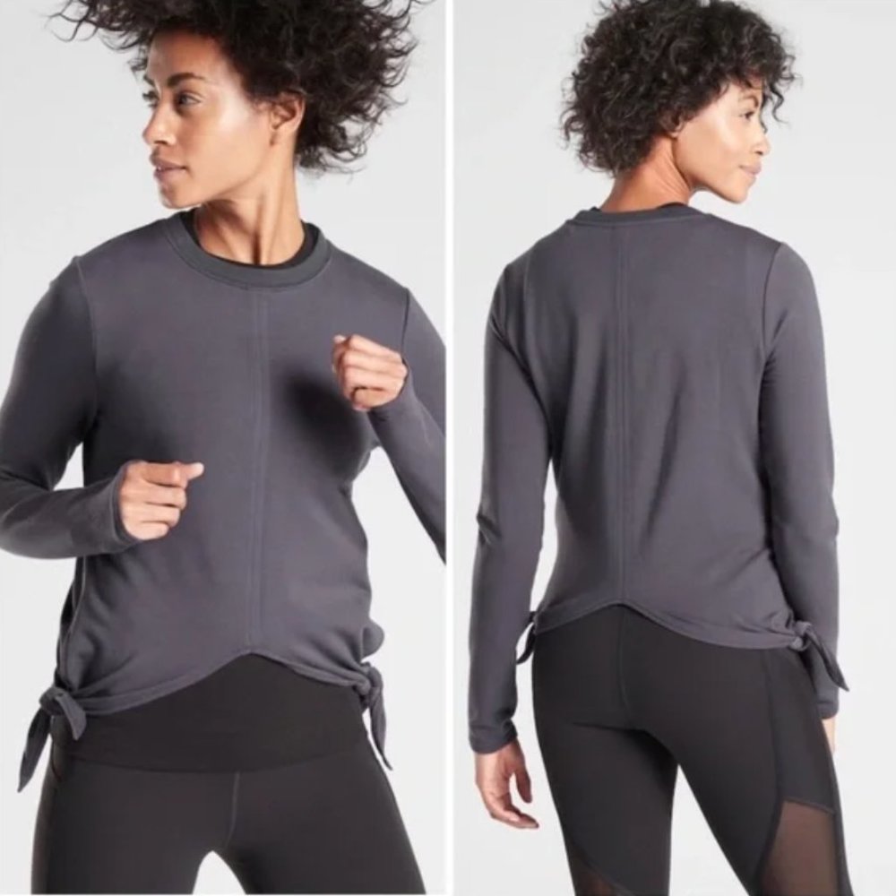 Athleta Samsara Side Tie Sweatshirt